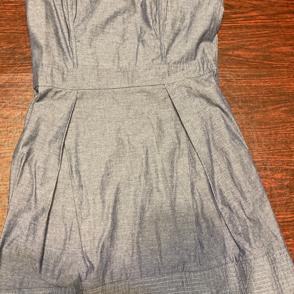 Denim mini dress